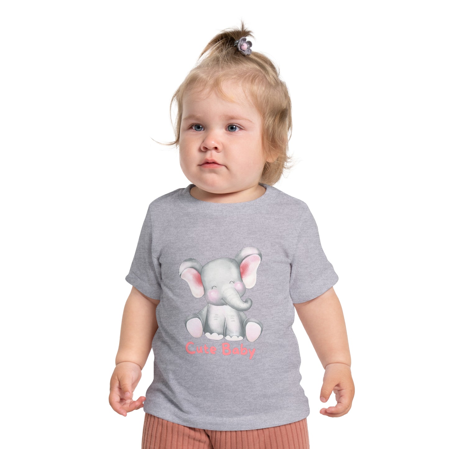 Baby T-Shirt — Cute Baby Elephant Graphic Tee for Newborns & Infants