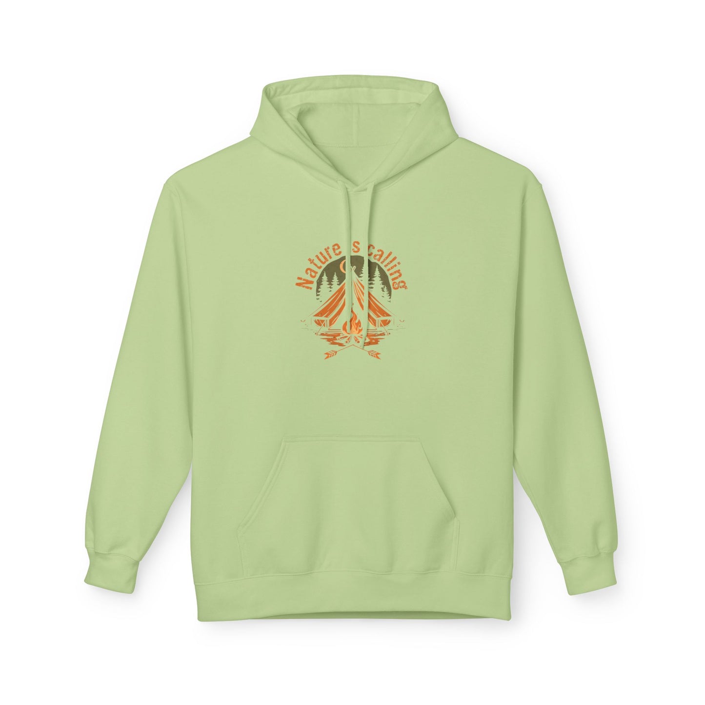 Nature Seeking Hoodie — Mountain & Campfire Outdoor Adventure Pullover
