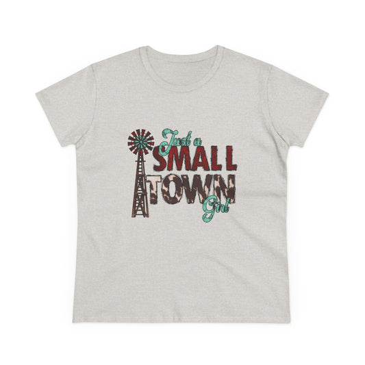 Small Town Girl Tee – Vintage Windmill Women's T‑Shirt