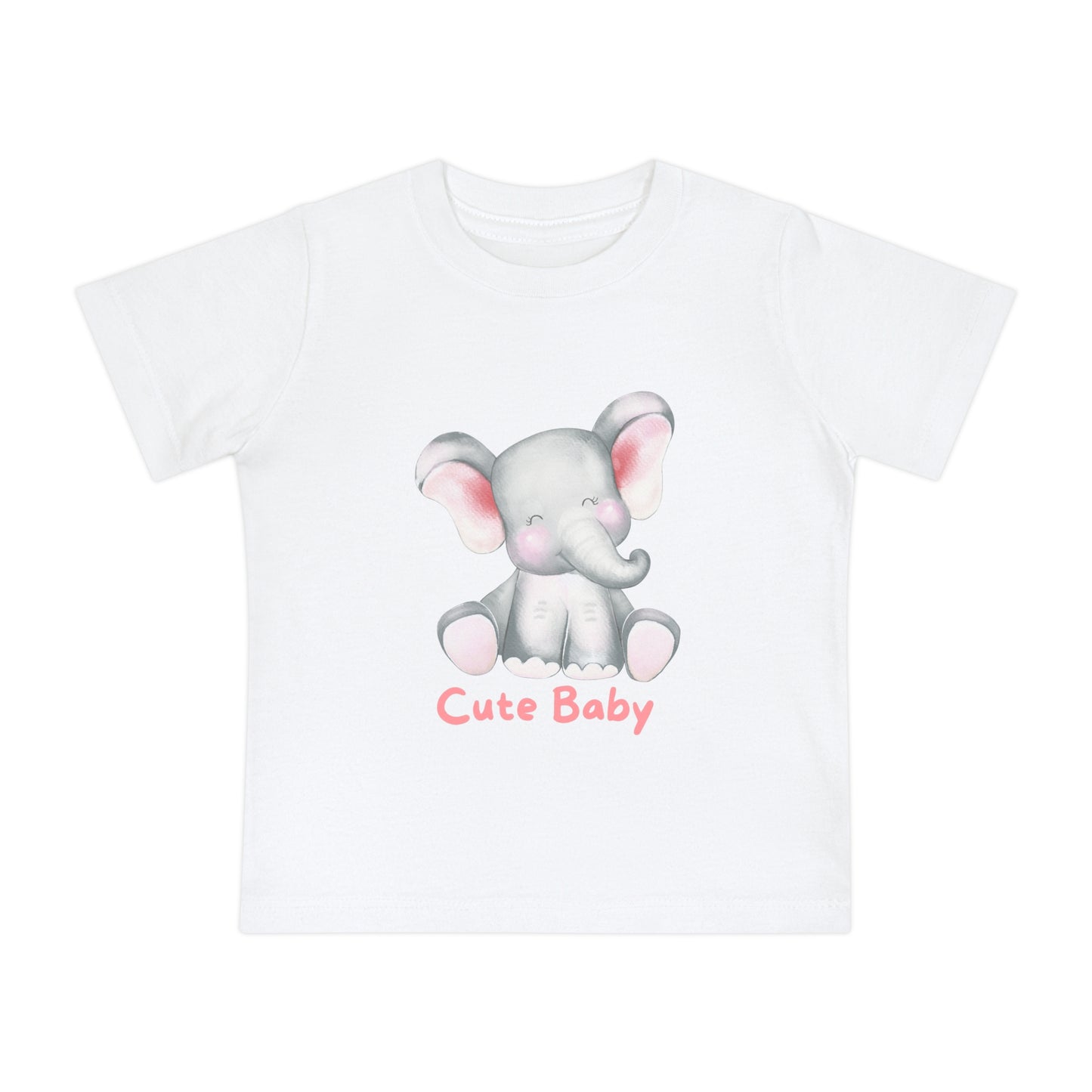 Baby T-Shirt — Cute Baby Elephant Graphic Tee for Newborns & Infants