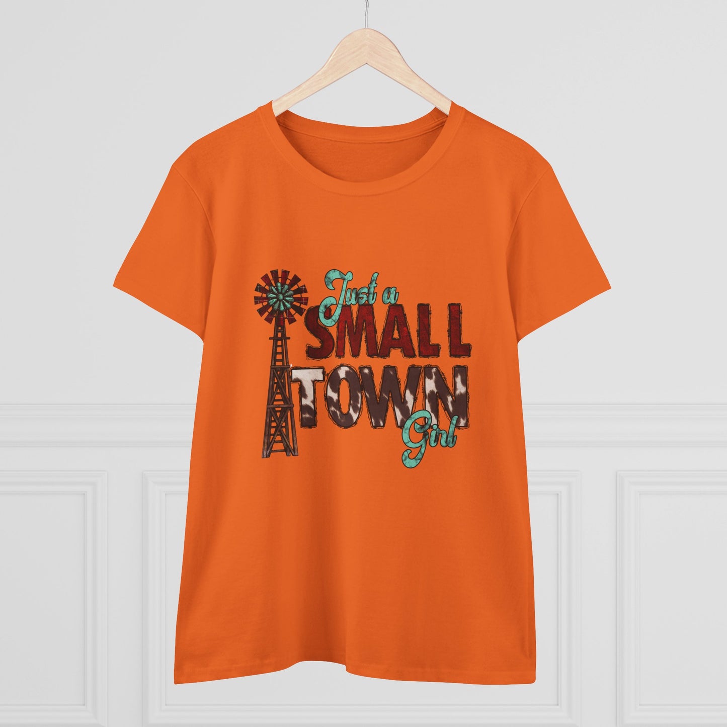 Small Town Girl Tee – Vintage Windmill Women's T‑Shirt