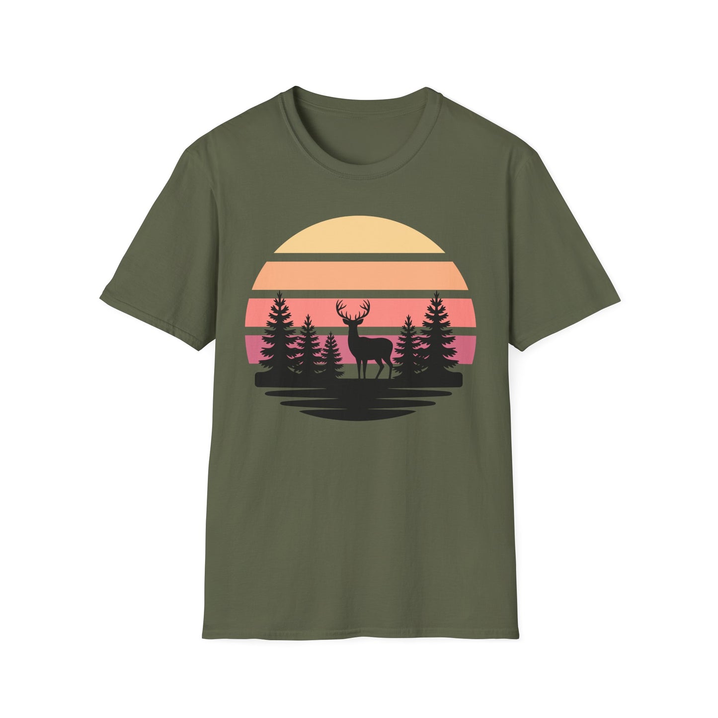 Silhouette Forest Sunset T-Shirt — Dear Forest Graphic Tee