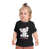 Cute Baby Elephant Short Sleeve T-Shirt — Newborn & Infant Graphic Tee
