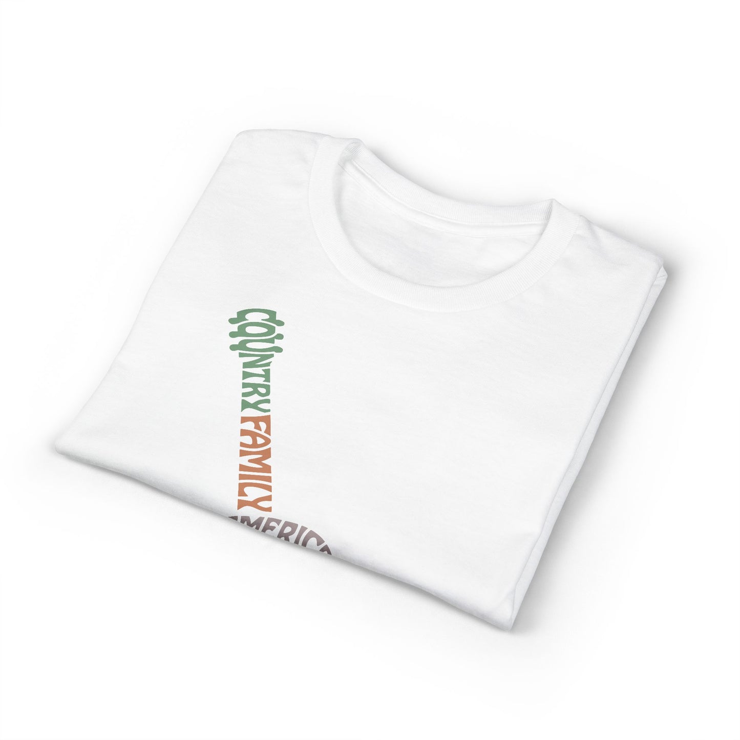 Acoustic Word Art Guitar T-Shirt — Retro Typography Music Tee