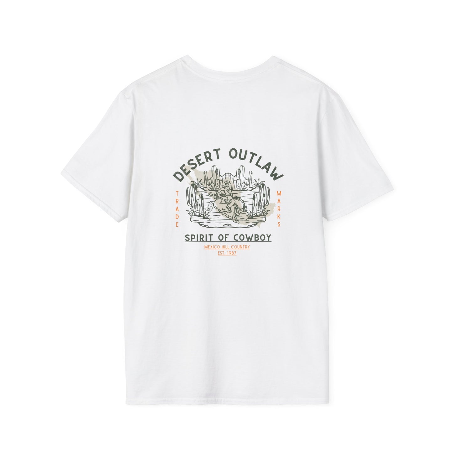 Desert Outlaw T-Shirt — Spirit of Cowboy Graphic Tee