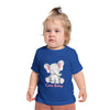 Cute Baby Elephant Short Sleeve T-Shirt — Newborn & Infant Graphic Tee