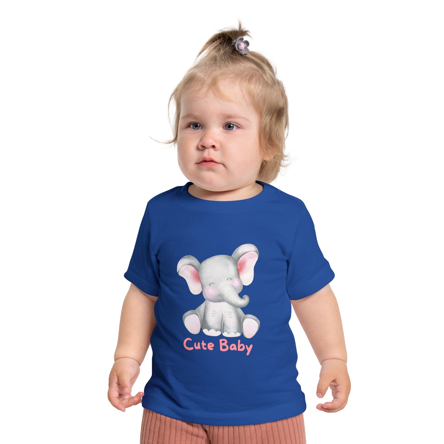 Baby T-Shirt — Cute Baby Elephant Graphic Tee for Newborns & Infants