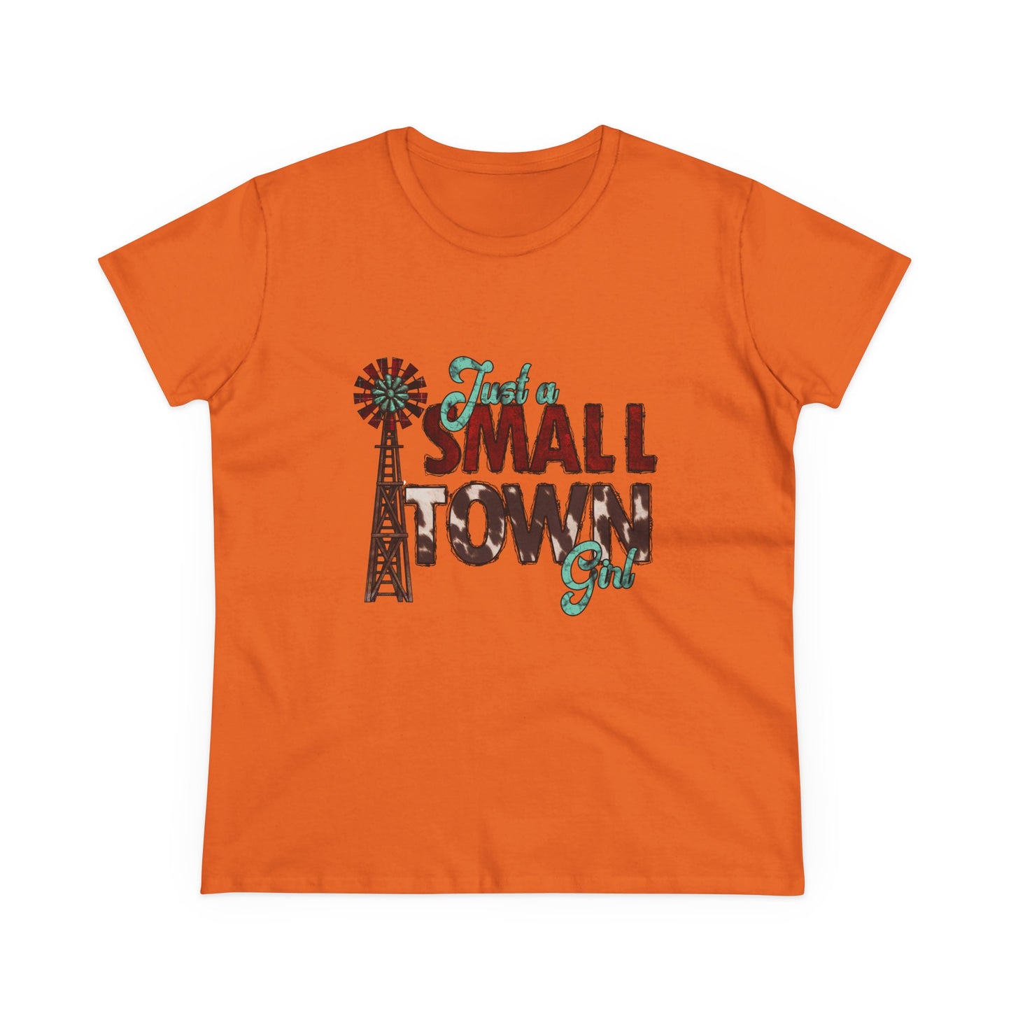 Small Town Girl Tee – Vintage Windmill Women's T‑Shirt