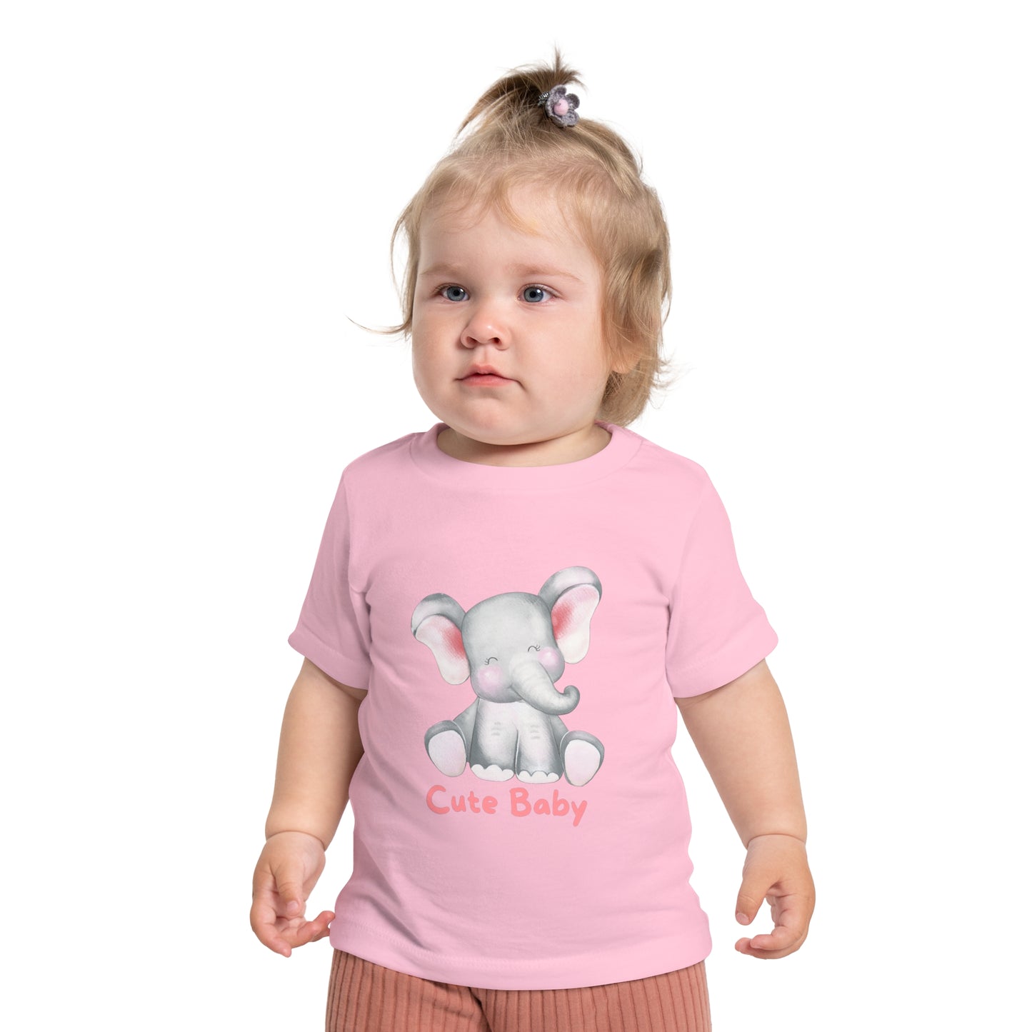 Baby T-Shirt — Cute Baby Elephant Graphic Tee for Newborns & Infants