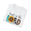 Trust in the Lord Sunflower T-Shirt — "Trust in the Lord with All Your Heart" Inspirational Christian Tee