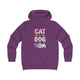 Cat & Dog Mom Hoodie — Floral Paw Print Pet Lover Sweatshirt