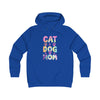 Cat & Dog Mom Hoodie — Floral Paw Print Pet Lover Sweatshirt