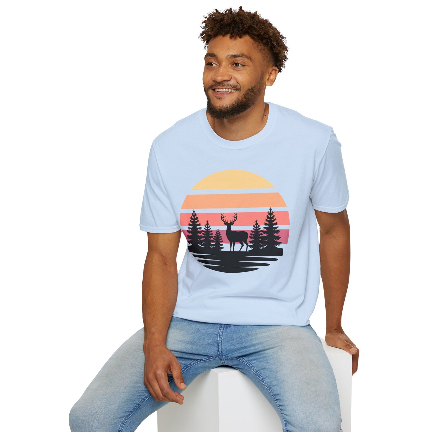 Silhouette Forest Sunset T-Shirt — Dear Forest Graphic Tee
