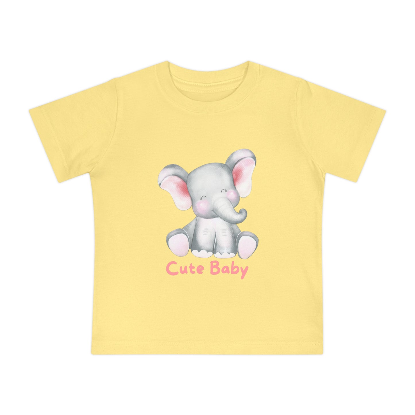 Baby T-Shirt — Cute Baby Elephant Graphic Tee for Newborns & Infants