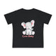 Cute Baby Elephant Short Sleeve T-Shirt — Newborn & Infant Graphic Tee