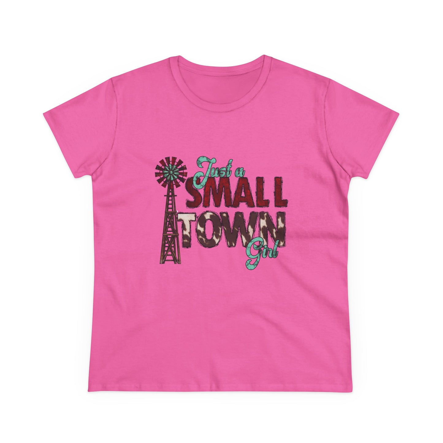 Small Town Girl Tee – Vintage Windmill Women's T‑Shirt