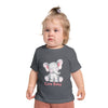 Cute Baby Elephant Short Sleeve T-Shirt — Newborn & Infant Graphic Tee