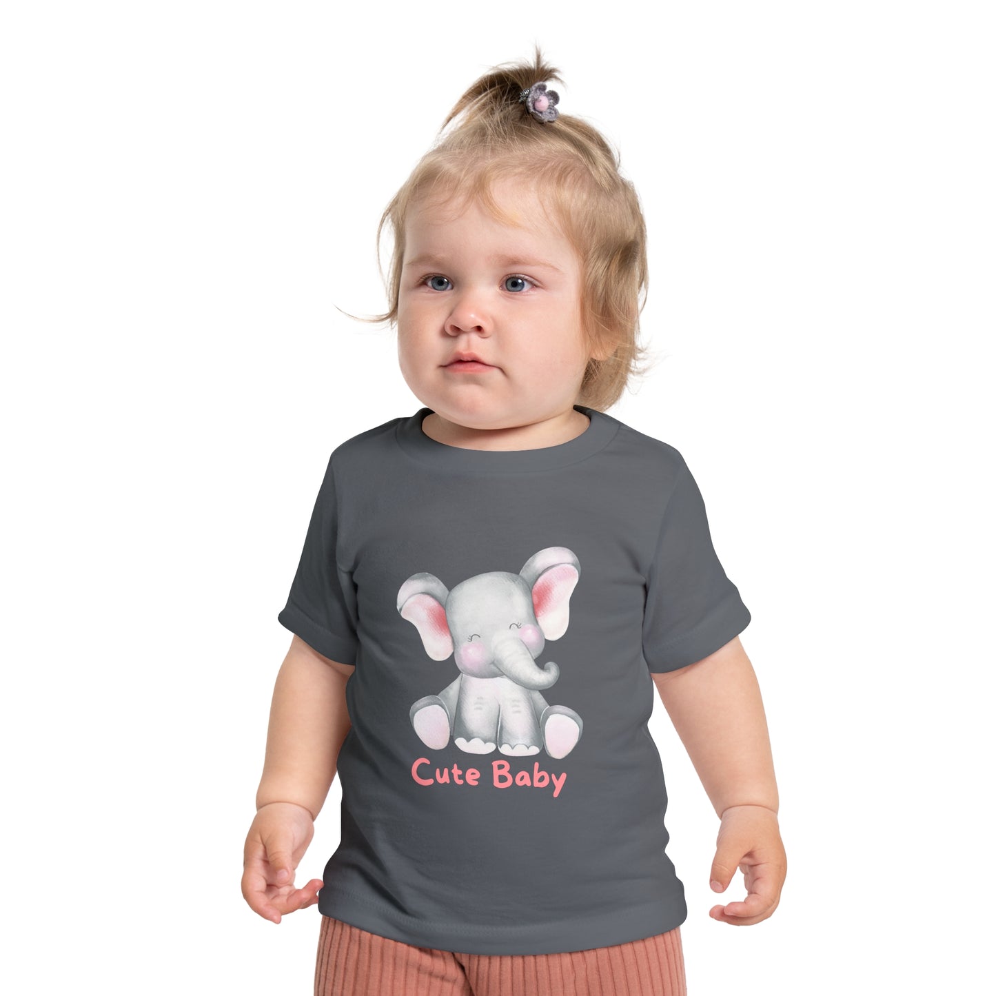 Baby T-Shirt — Cute Baby Elephant Graphic Tee for Newborns & Infants