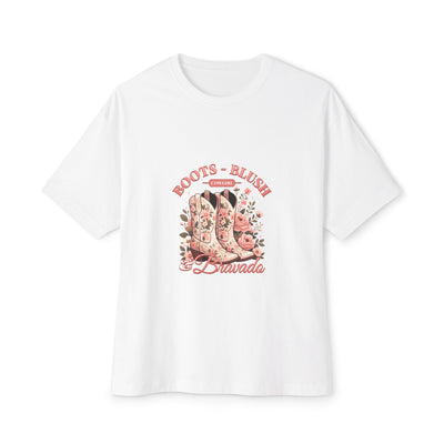 Boots & Blush Western Tee — Floral Cowgirl Graphic Shirt