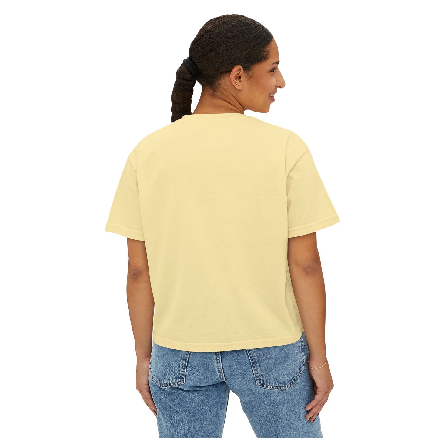 Blessed Mom Boxy Tee — Sunflower & Leopard Mother's Day Shirt