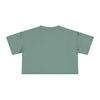 Crop Tee — "Bloom Life Is Good" Floral Graphic Crop Top