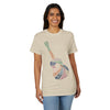 Acoustic Word Art Guitar T-Shirt — Retro Typography Music Tee