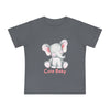Cute Baby Elephant Short Sleeve T-Shirt — Newborn & Infant Graphic Tee