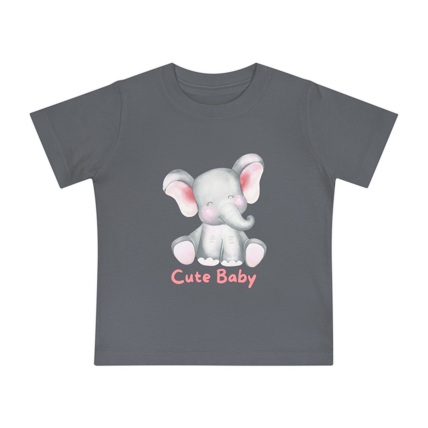 Baby T-Shirt — Cute Baby Elephant Graphic Tee for Newborns & Infants