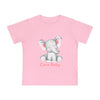 Cute Baby Elephant Short Sleeve T-Shirt — Newborn & Infant Graphic Tee