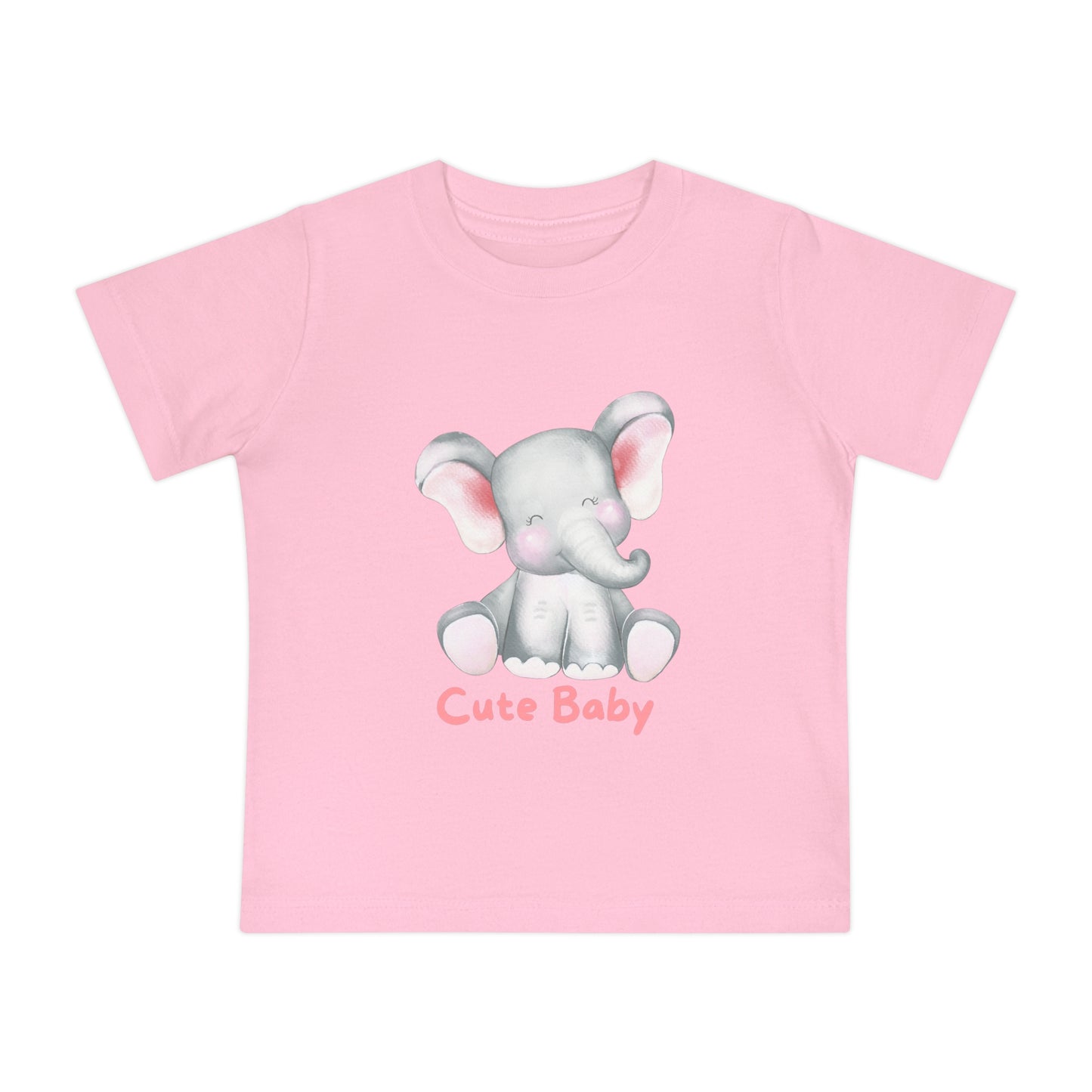 Baby T-Shirt — Cute Baby Elephant Graphic Tee for Newborns & Infants