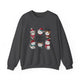 Holiday Sweatshirt — "Meowy Christmas" Cute Cat Crewneck for Cat Lovers