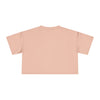 Crop Tee — "Bloom Life Is Good" Floral Graphic Crop Top