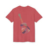 Acoustic Word Art Guitar T-Shirt — Retro Typography Music Tee