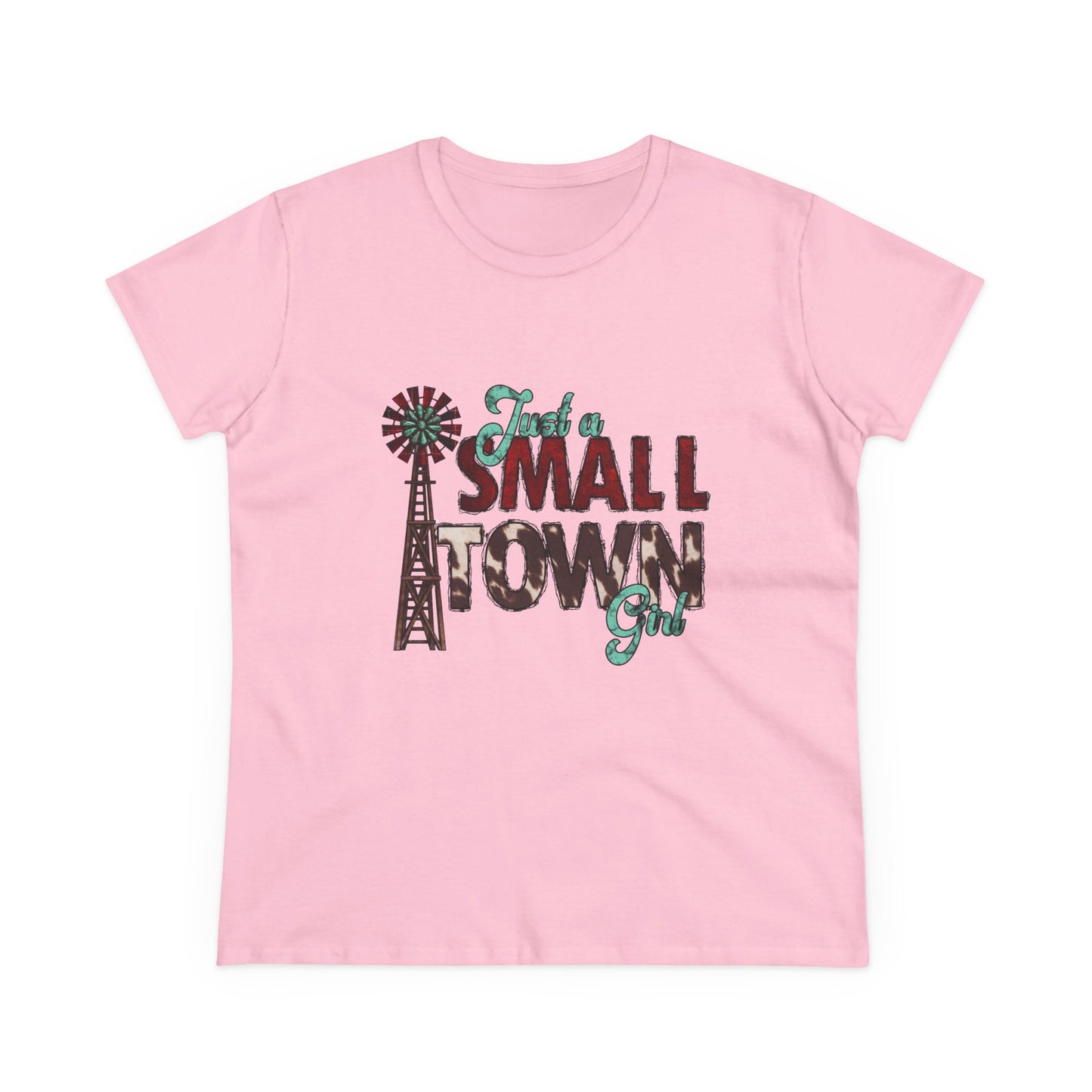 Small Town Girl Tee – Vintage Windmill Women's T‑Shirt