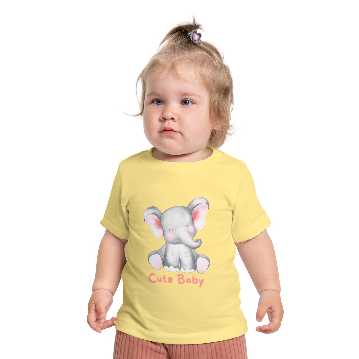 Baby T-Shirt — Cute Baby Elephant Graphic Tee for Newborns & Infants