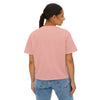 Blessed Mom Boxy Tee — Sunflower & Leopard Mother's Day Shirt