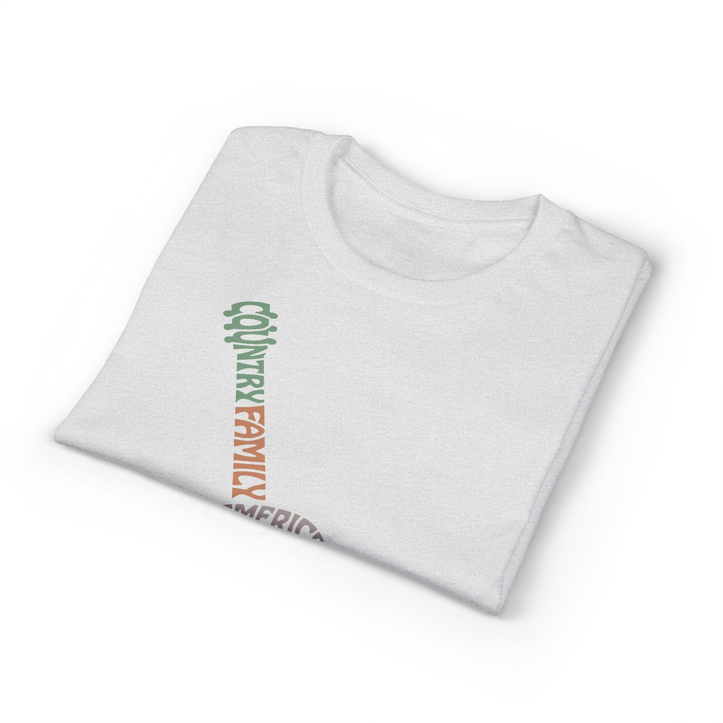 Acoustic Word Art Guitar T-Shirt — Retro Typography Music Tee