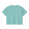 Blessed Mom Boxy Tee — Sunflower & Leopard Mother's Day Shirt
