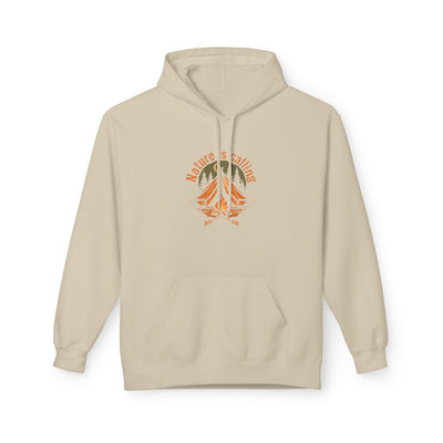 Nature Seeking Hoodie — Mountain & Campfire Outdoor Adventure Pullover