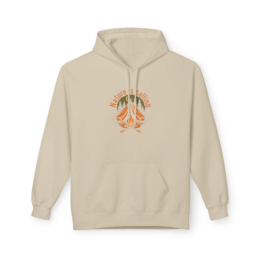 Nature Seeking Hoodie — Mountain & Campfire Outdoor Adventure Pullover