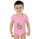 Infant Bodysuit with Enjoyable Trip Zoo Animals Design