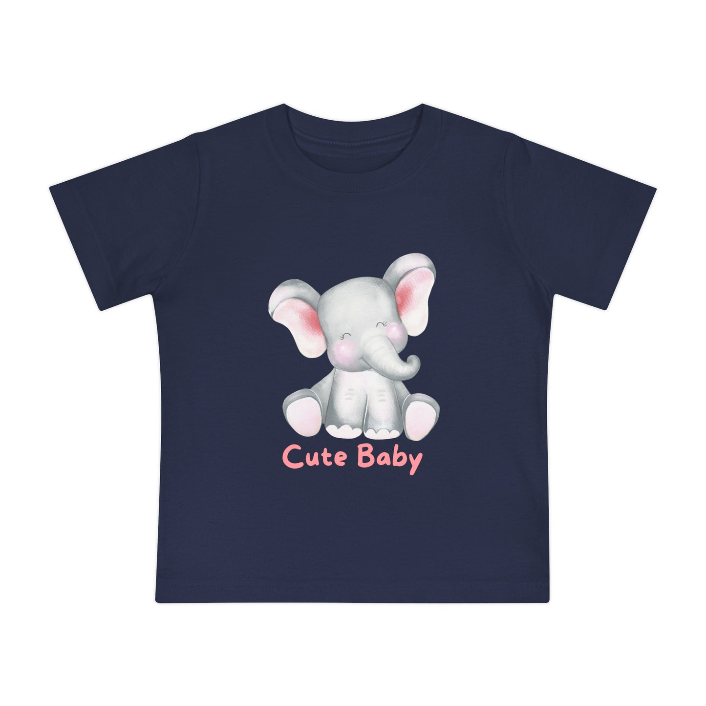 Baby T-Shirt — Cute Baby Elephant Graphic Tee for Newborns & Infants