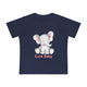 Cute Baby Elephant Short Sleeve T-Shirt — Newborn & Infant Graphic Tee
