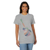 Acoustic Word Art Guitar T-Shirt — Retro Typography Music Tee