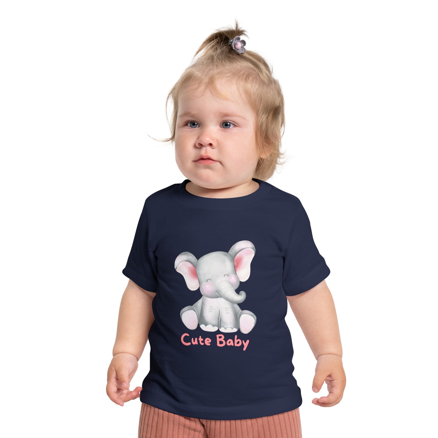 Baby T-Shirt — Cute Baby Elephant Graphic Tee for Newborns & Infants