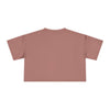 Crop Tee — "Bloom Life Is Good" Floral Graphic Crop Top
