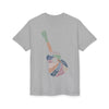 Acoustic Word Art Guitar T-Shirt — Retro Typography Music Tee