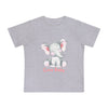 Cute Baby Elephant Short Sleeve T-Shirt — Newborn & Infant Graphic Tee