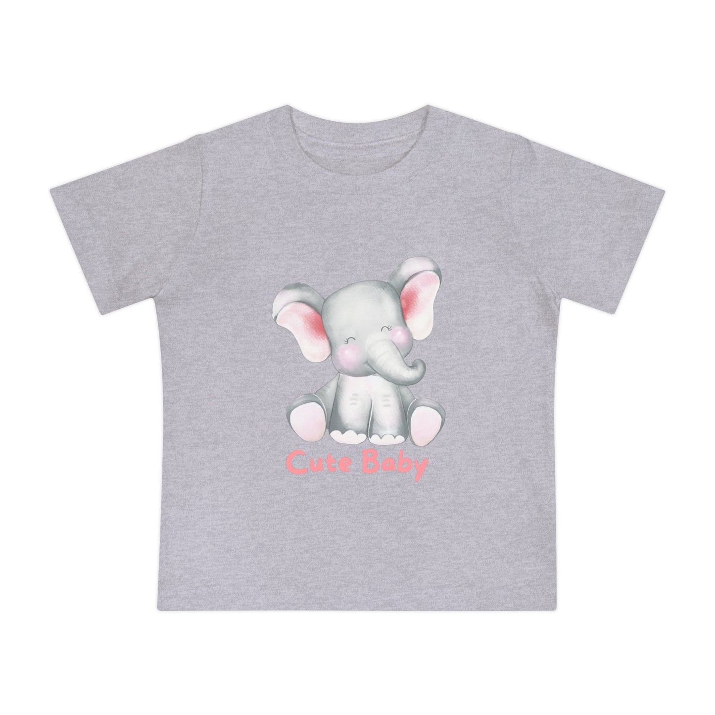 Baby T-Shirt — Cute Baby Elephant Graphic Tee for Newborns & Infants